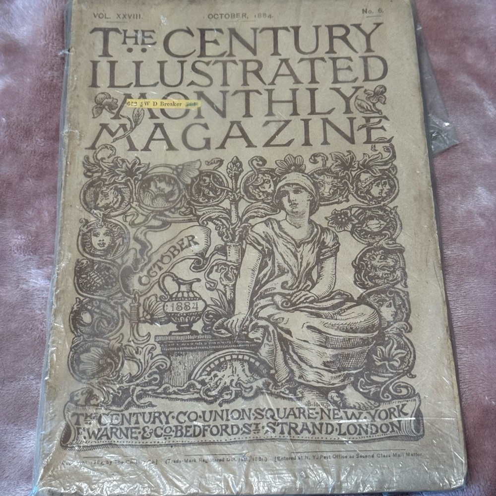 The Century Illustrated Monthly Magazine October 1884 Issue